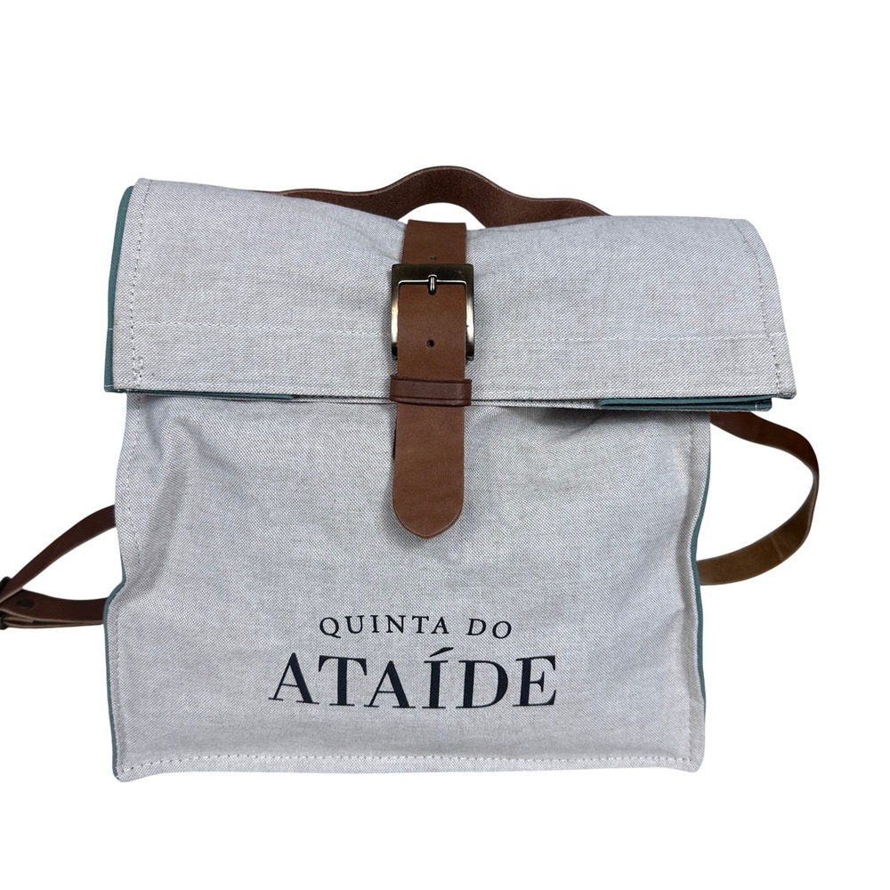 Quinta Do Ataide Cooler Backpack Unisex OS Cream Green Insulated Wine Bag
